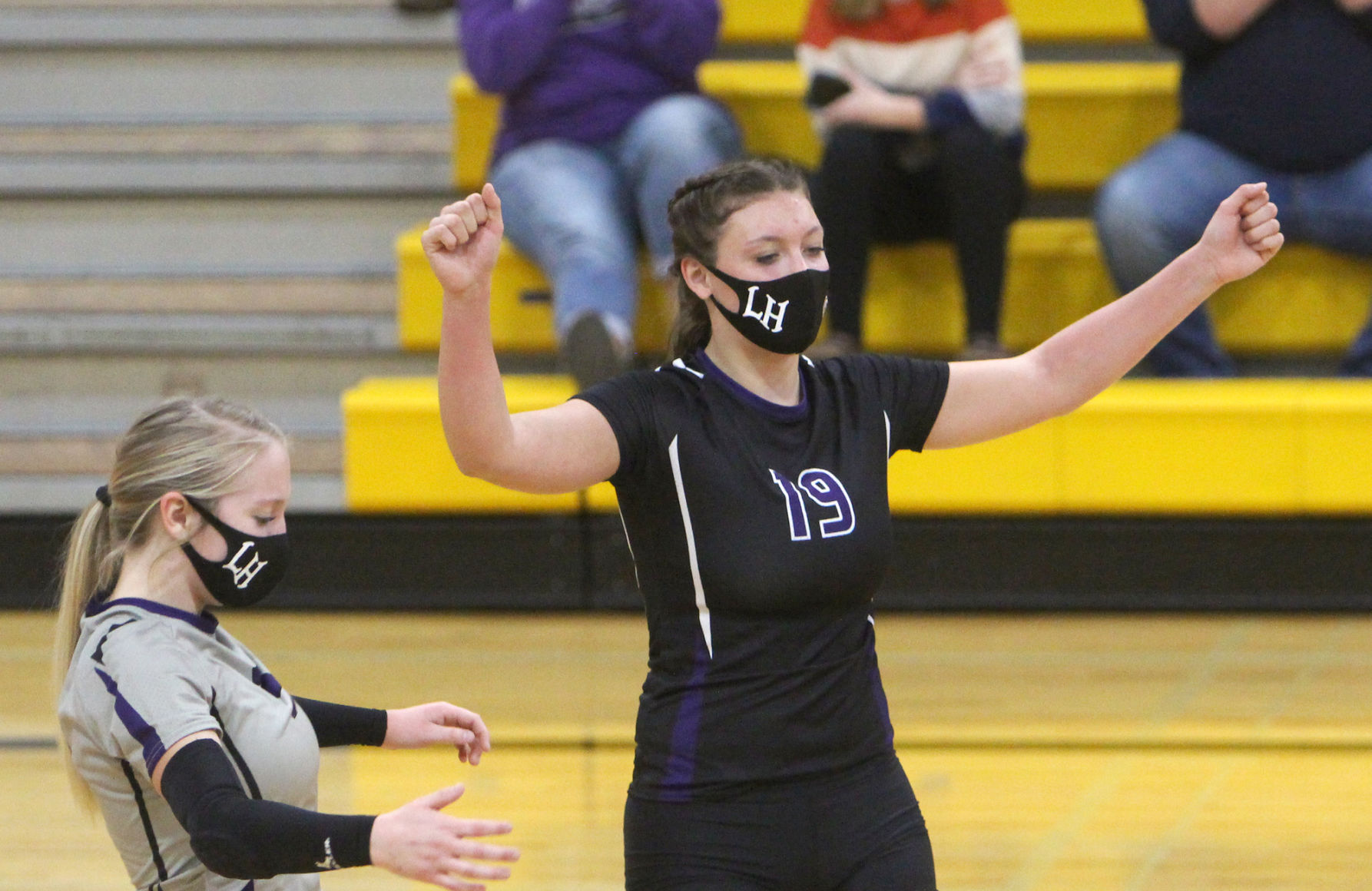Lake Holcombe at Cornell volleyball 10-15-20